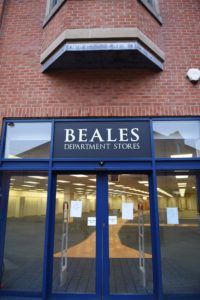 The former Beales Department Store where the Newlife pop up store will be based.